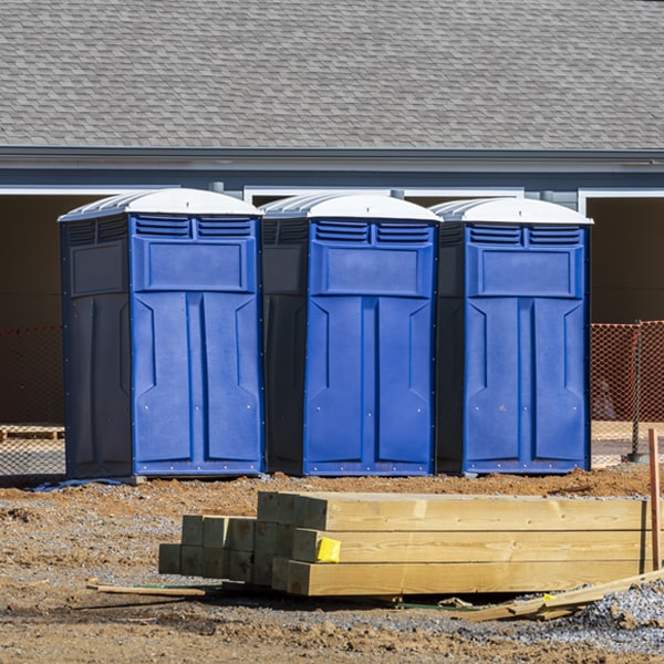 what is the expected delivery and pickup timeframe for the portable toilets in Brothers OR